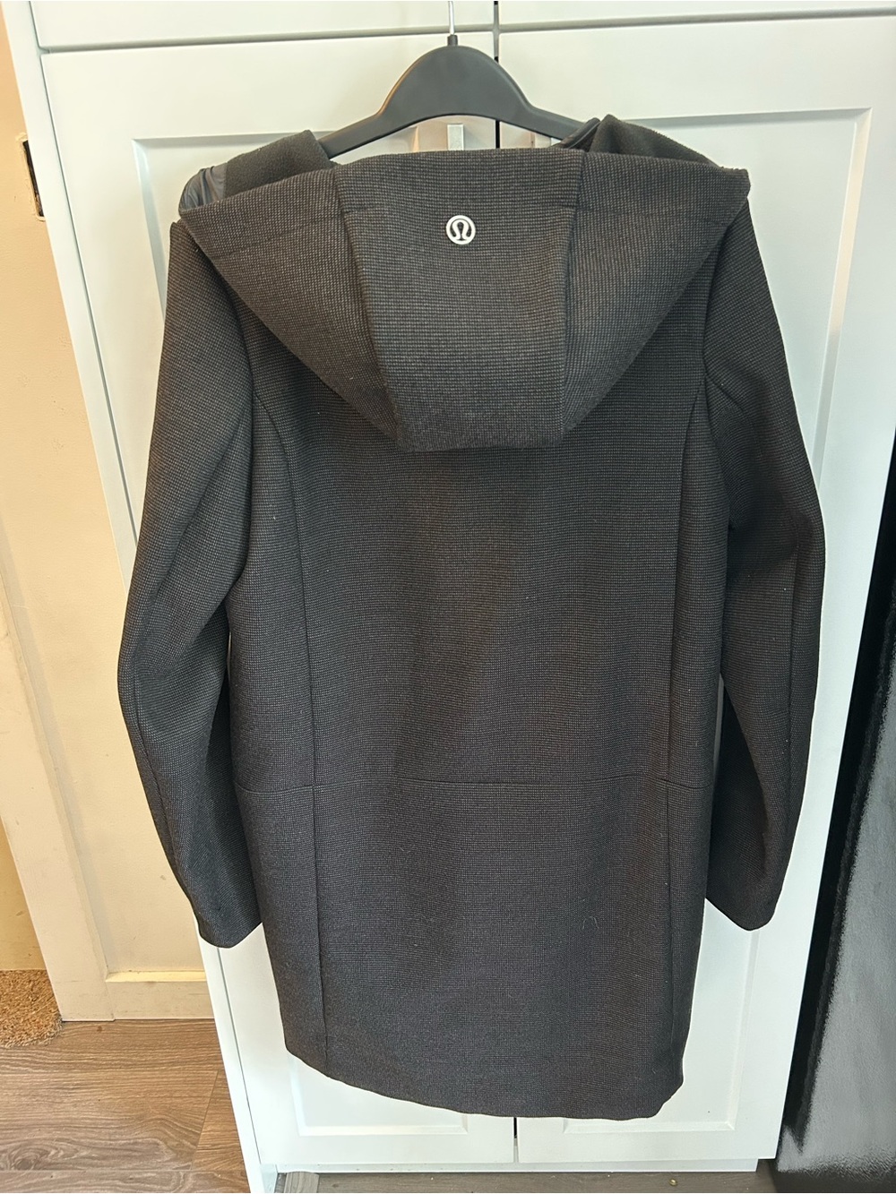 Lululemon Black Hooded Coat